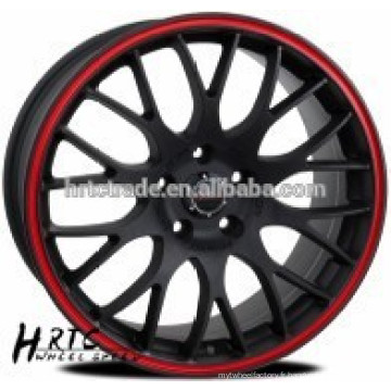 Roue en alliage roue 4x114.3 voiture couleur roues en alliage réplique 17 pouces 4x100